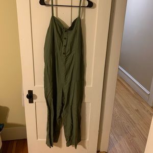 Old Navy green jumpsuit